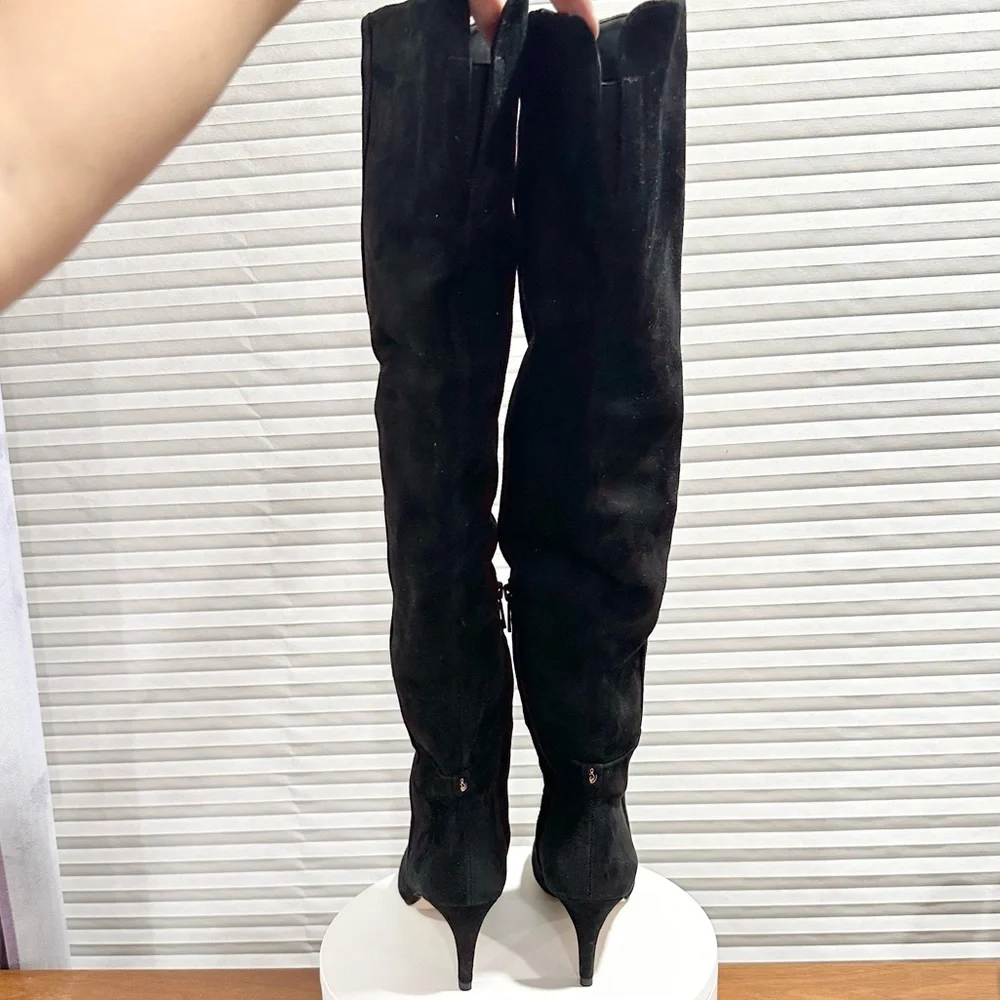 🌸SAM EDELMAN🌸 Ursula Suede Knee High Boots Black Size: 7.5